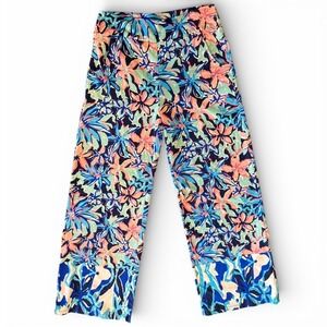 Jean-Pierre Klifa‎ Floral Capri Leggings Womens Medium Stretch Coastal